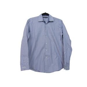 Michael Kors Blue Stripe Top Mens sz 16 Cotton